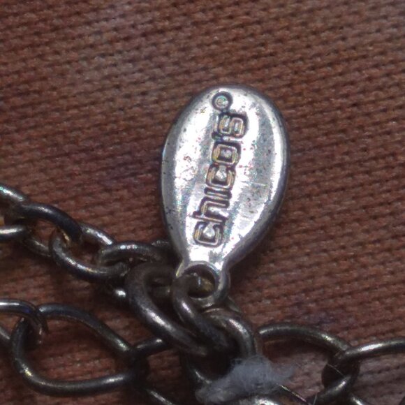 Vintage Chicos Gold tone Necklace 30"+ - Picture 4 of 4